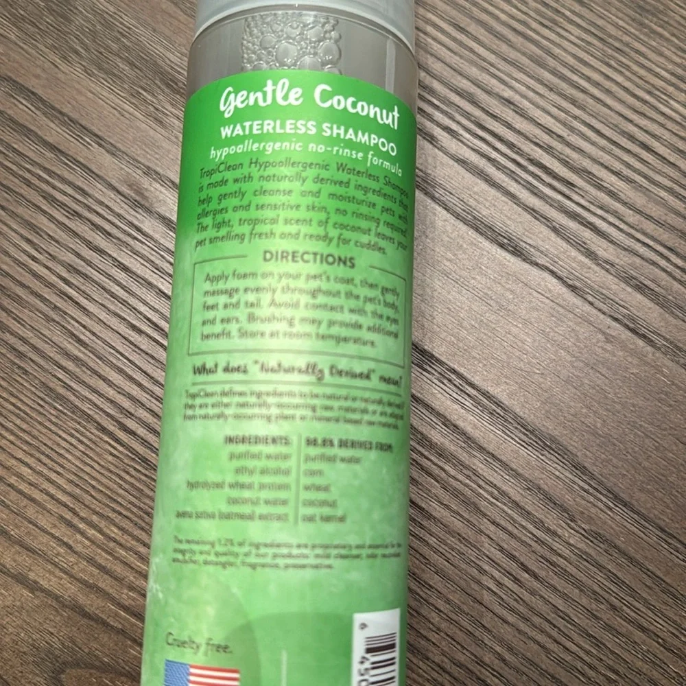 TropiClean hypoallergenic dog shampoo